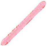 Dildo Crystal Jellies Double Dong Pink 18